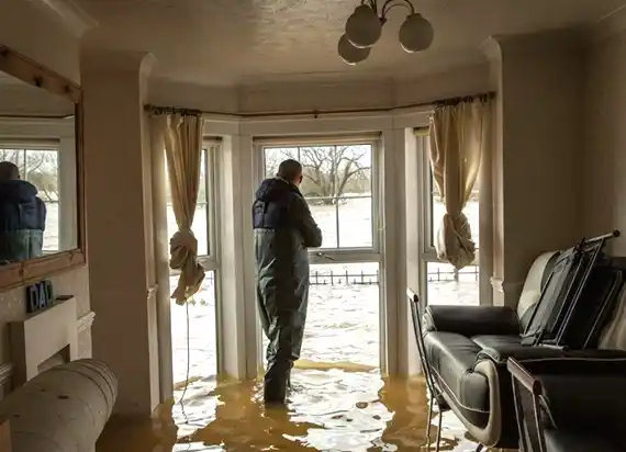 water damage restoration service Pine Lake